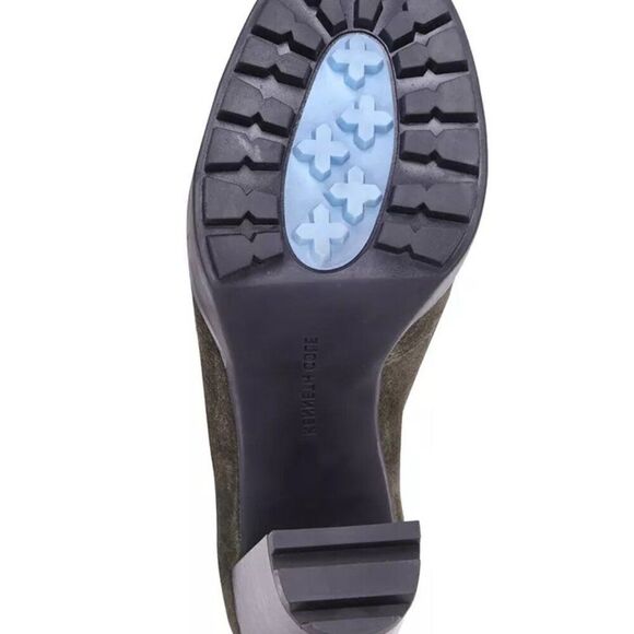 Kenneth Cole New York Justin Lug Heel Loafers Khaki 9M NWT - Picture 2 of 4